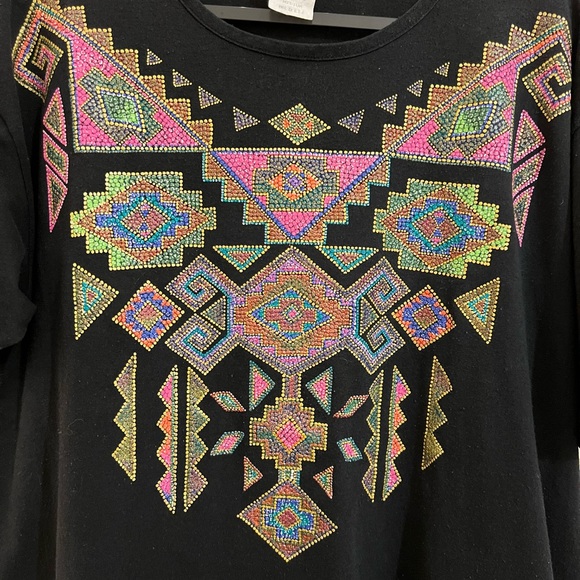 Western Boho Print Tee - Picture 3 of 5